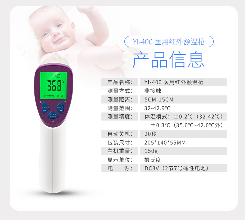 ?紅外額溫槍量哪里準確？